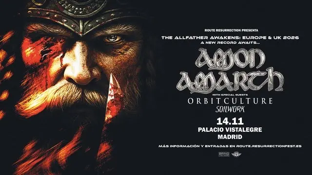 imagen del concierto de Amon Amarth Concert en madrid