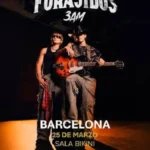 Cartel y entradas de Forajidos 3AM 25 Marzo en Bikini Barcelona (Barcelona) (Cataluña) - Qconciertos
