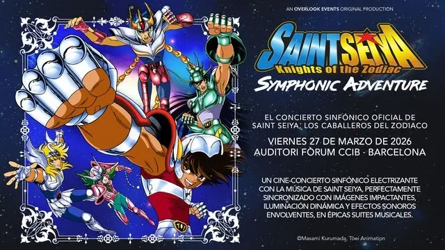 imagen del concierto de Saint Seiya Symphonic Adventure en barcelona