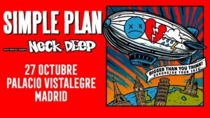 imagen del concierto de Simple Plan Concert en madrid