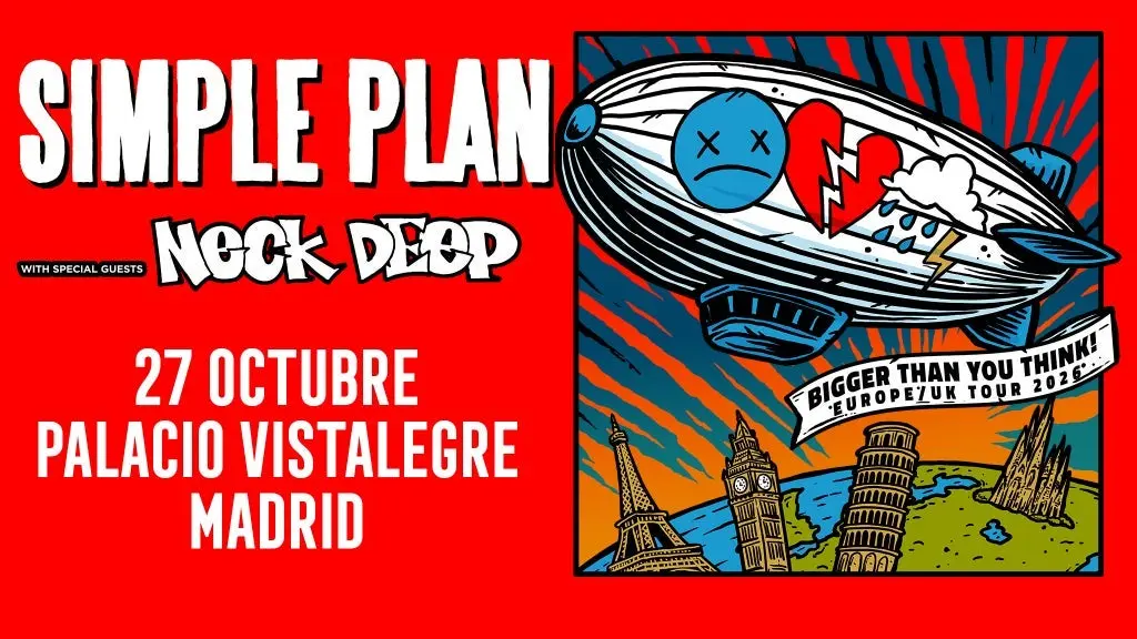 imagen del concierto de Simple Plan Concert en madrid
