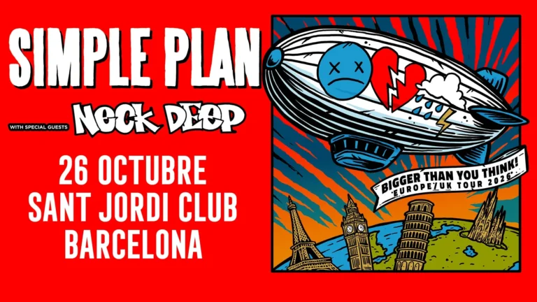 imagen del concierto de Simple Plan Concert en barcelona