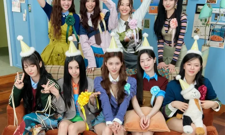 imagen de TWICE en directo