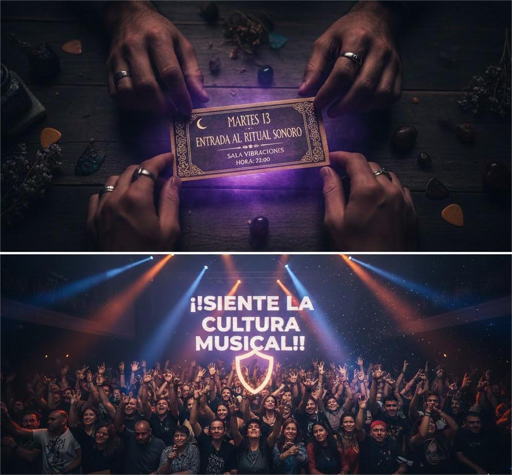 Martes 13 Agenda de Conciertos