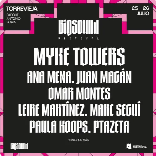 imagen del concierto de Bigsound Festival Torrevieja 2026 en torrevieja