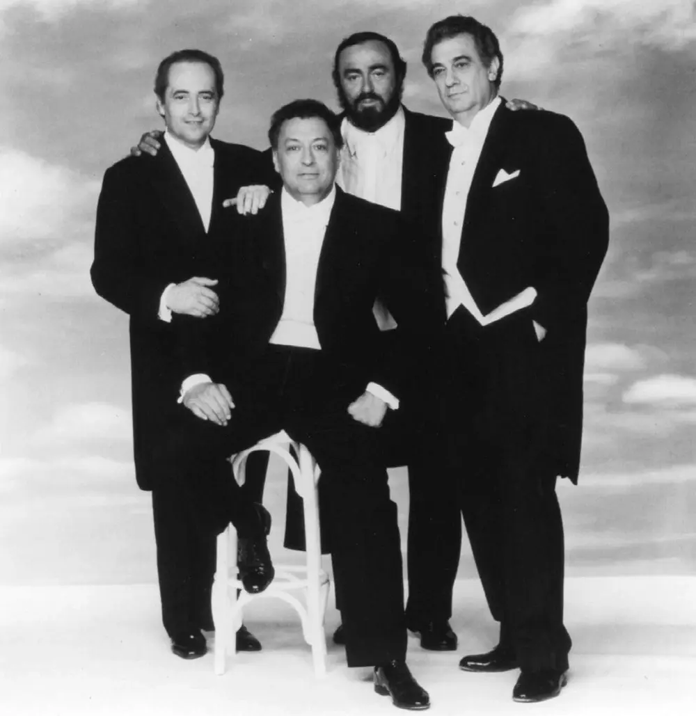 imagen de Los Tres Tenores en directo