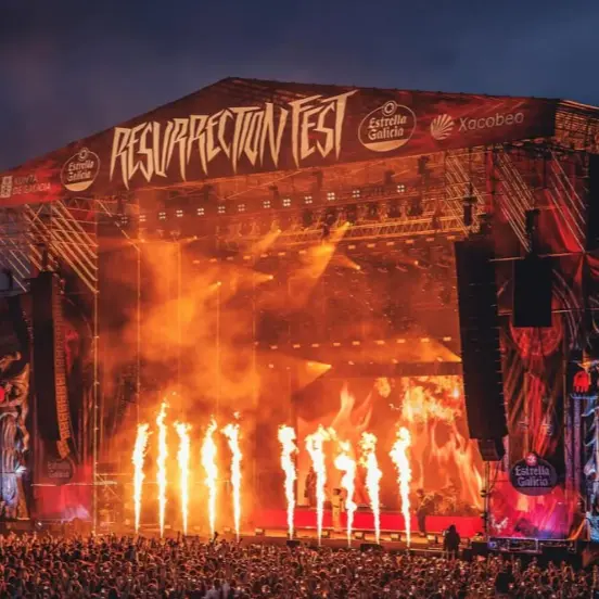 imagen del concierto de Resurrection Fest 2026 en viveiro