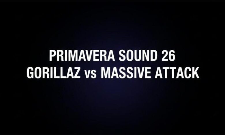 Primavera Sound Massive Attack VS Gorillaz