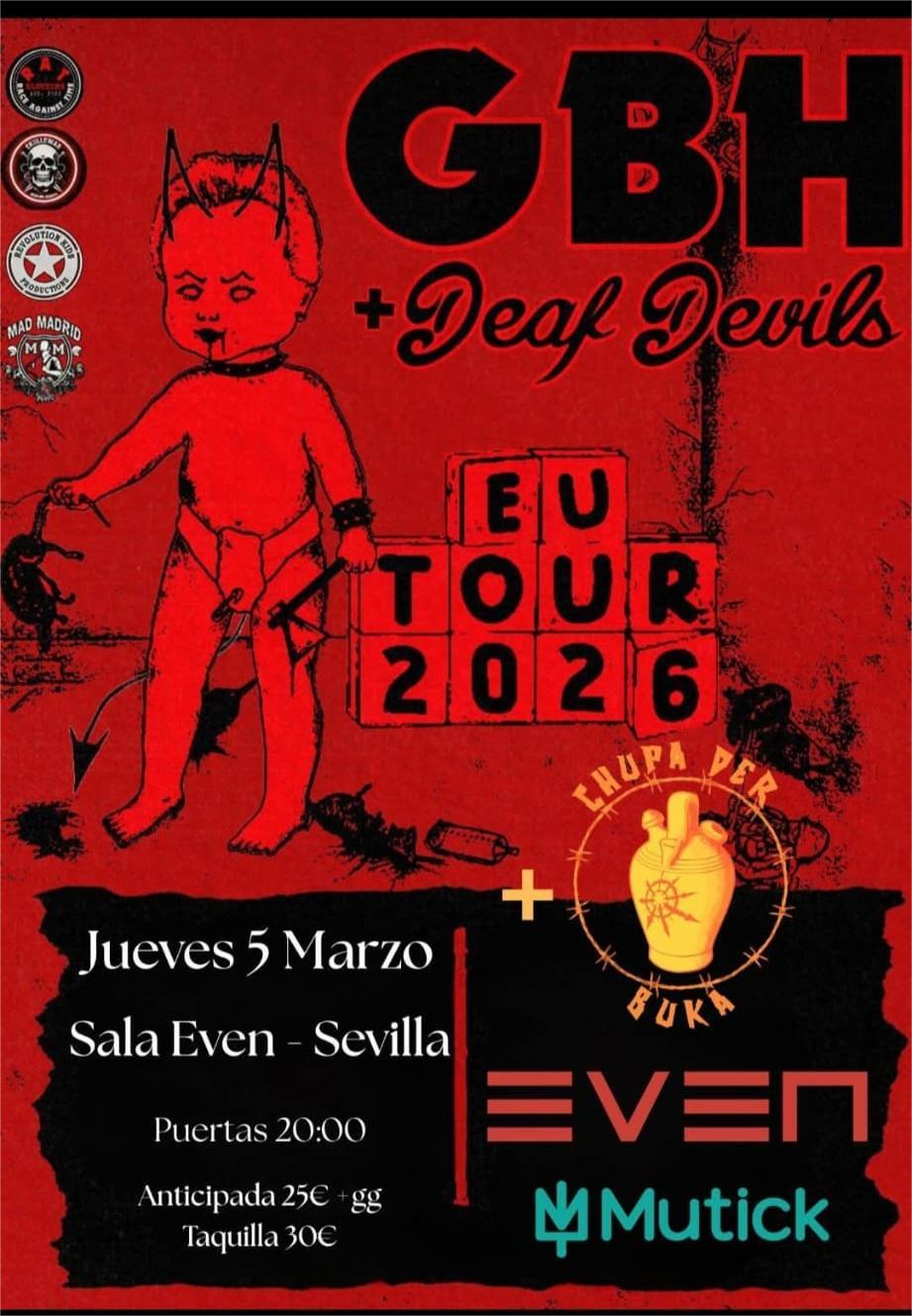 GBH+Deaf Devils+Chupa der Buka 5 Marzo