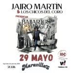 Cartel y entradas de Jairo Martín & Los Chicos del Coro: Bailar los Domingos en Café Teatro Rayuela (Santa Cruz de Tenerife) (Canarias) - Qconciertos