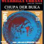 Cartel y entradas de Guerrilla Urbana en concierto en Malquería (Jerez De La Frontera) - Qconciertos