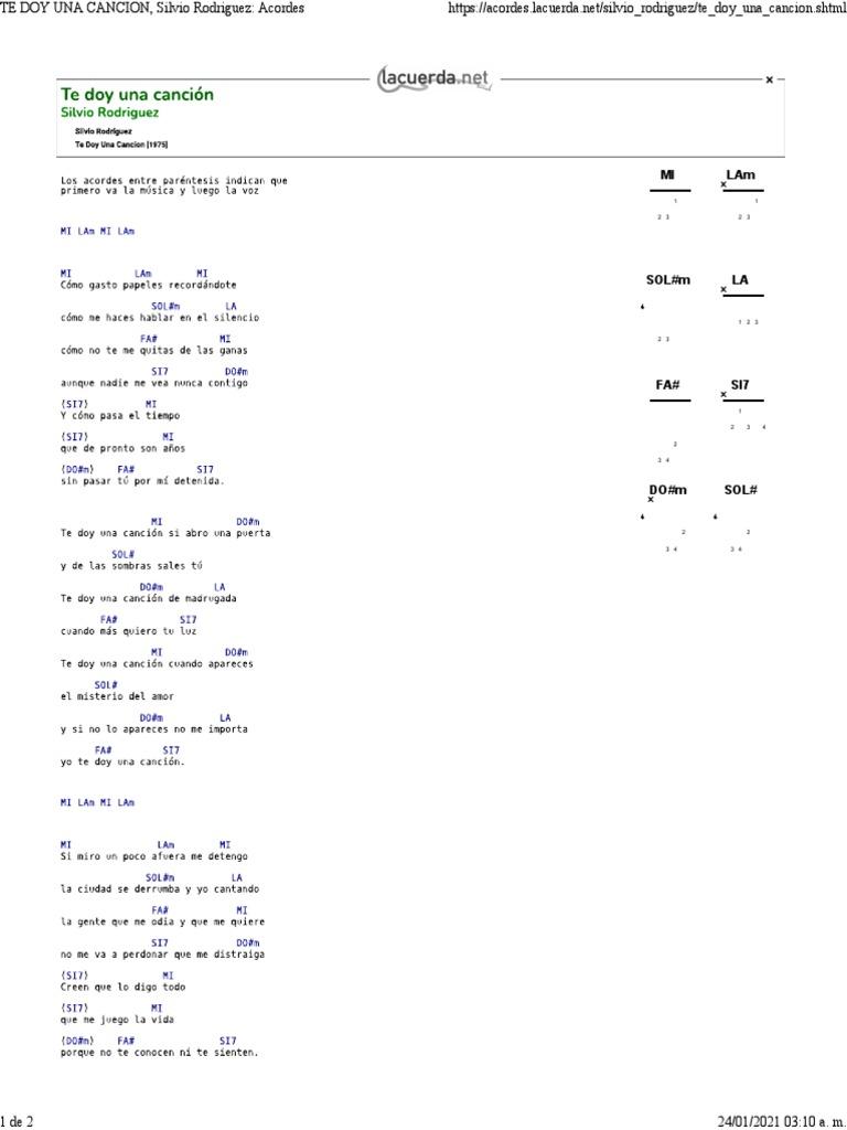 Te doy otra canción