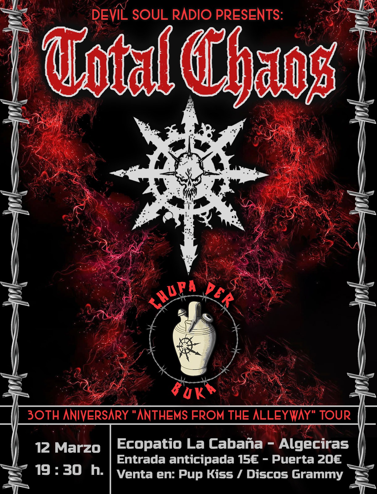 Total Chaos+Chupa der Buka 12 Marzo