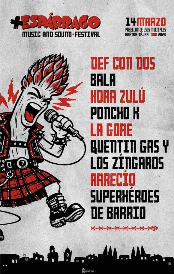 + Espárrago Music & Sound | Cartel, entradas, horarios y alojamiento