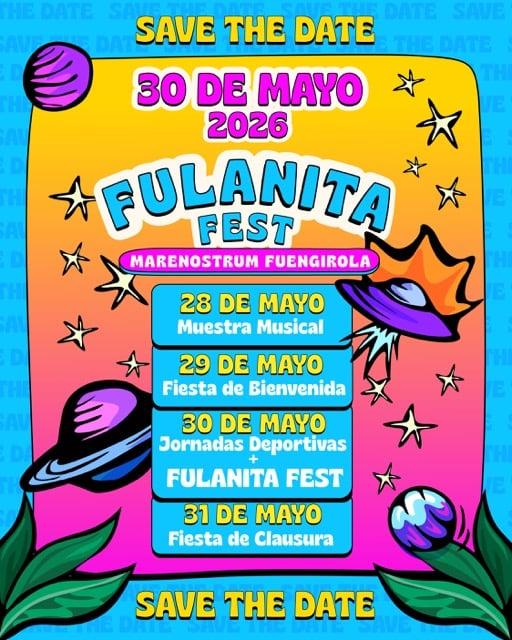 Fulanita Fest 2026 | Cartel, entradas, horarios y alojamiento