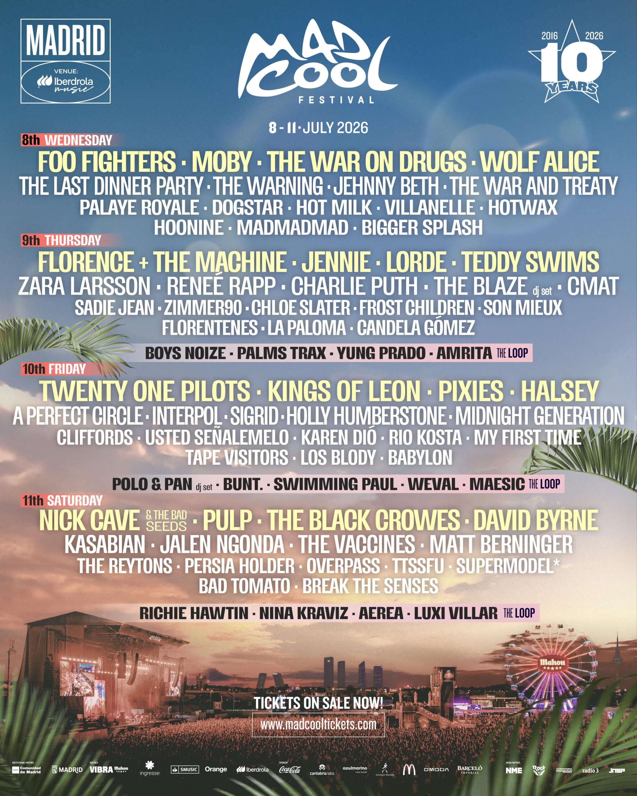 Mad Cool Festival 2026
