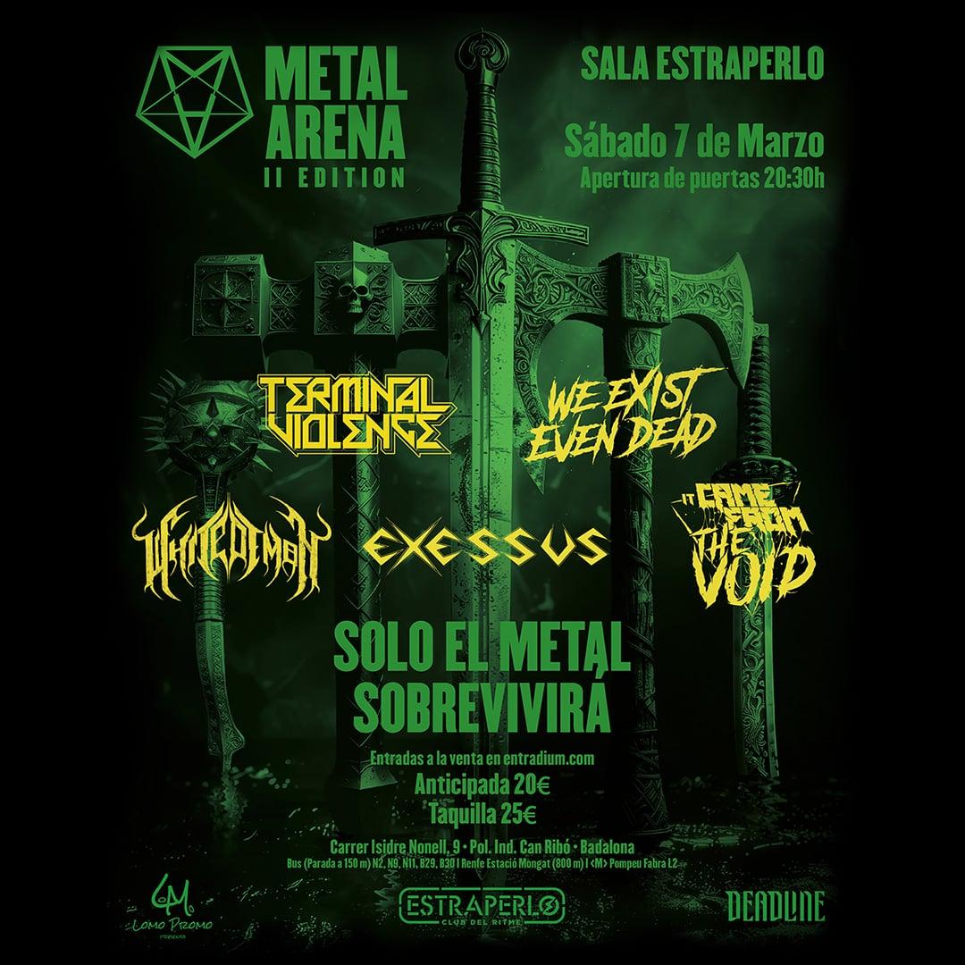 Metal Arena 2026 | Cartel, entradas, horarios y alojamiento