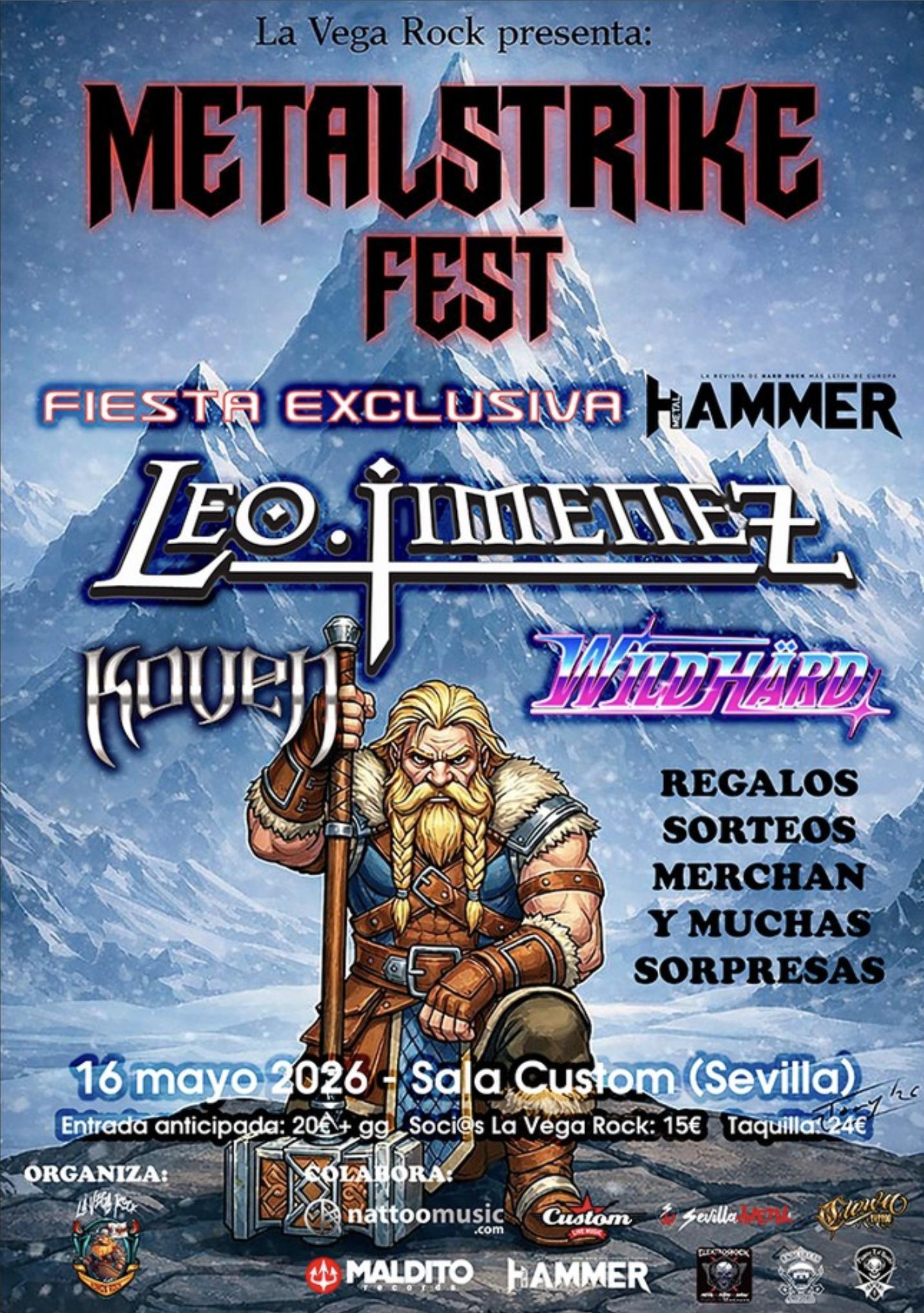 Metal Strike Fest 2026 | Cartel, entradas, horarios y alojamiento