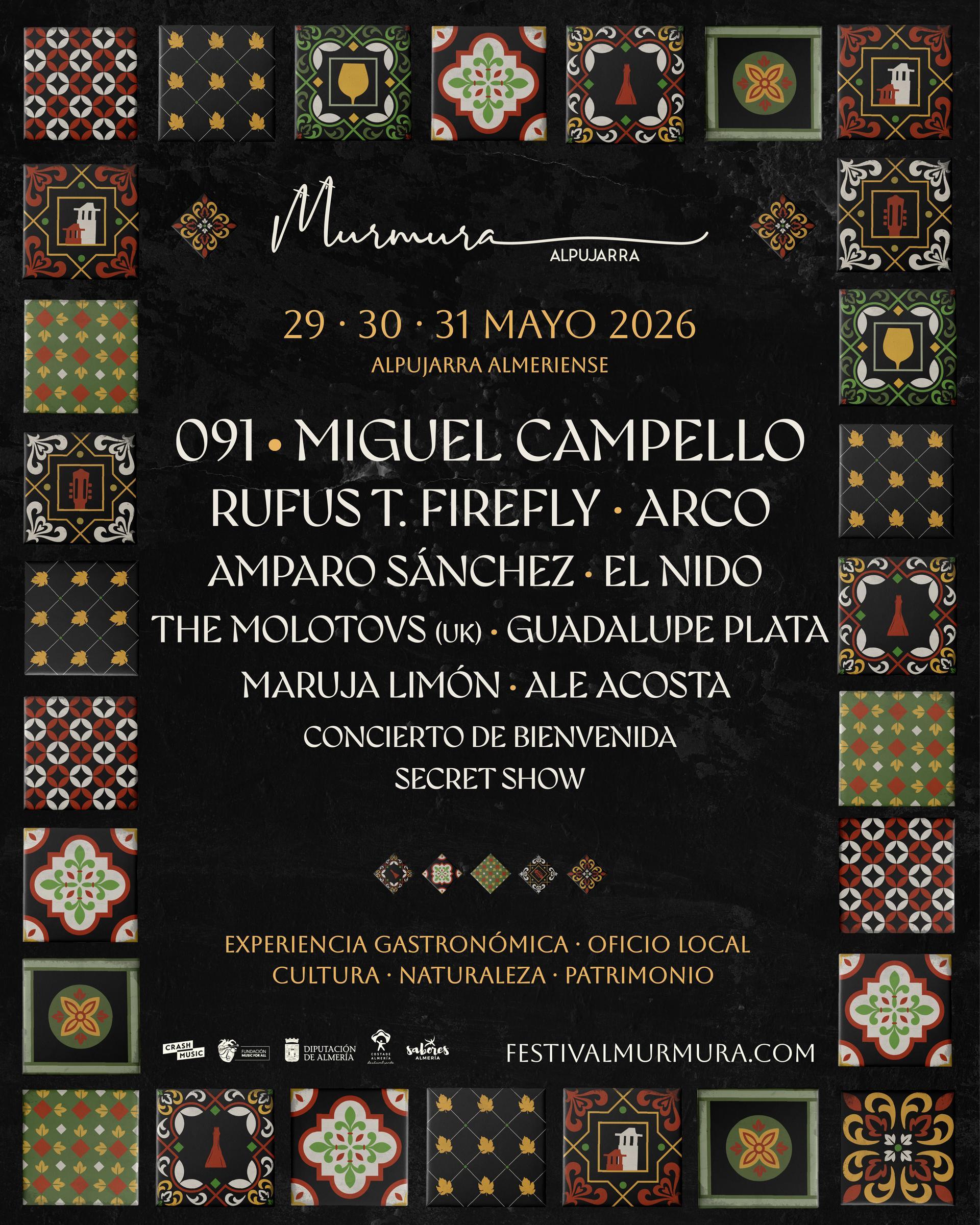 Murmura Festival 2026 | Cartel, entradas, horarios y alojamiento