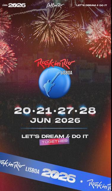 Rock in Rio Lisboa 2026 | Cartel, entradas, horarios y alojamiento