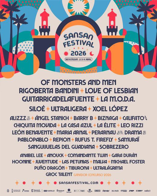 Sansan Festival 2026 | Cartel, entradas, horarios y alojamiento