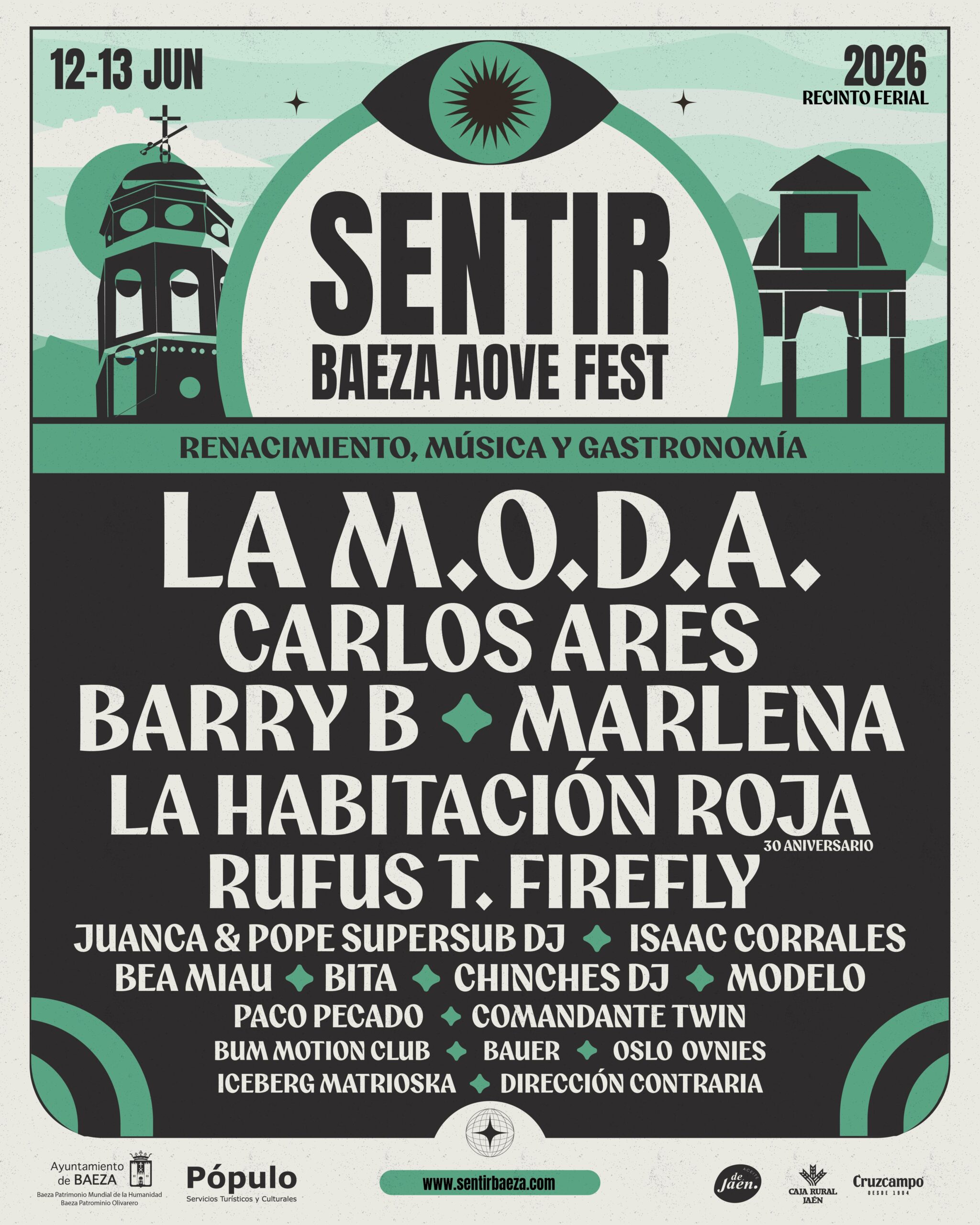 Sentir Baeza Festival 2026 | Cartel, entradas, horarios y alojamiento