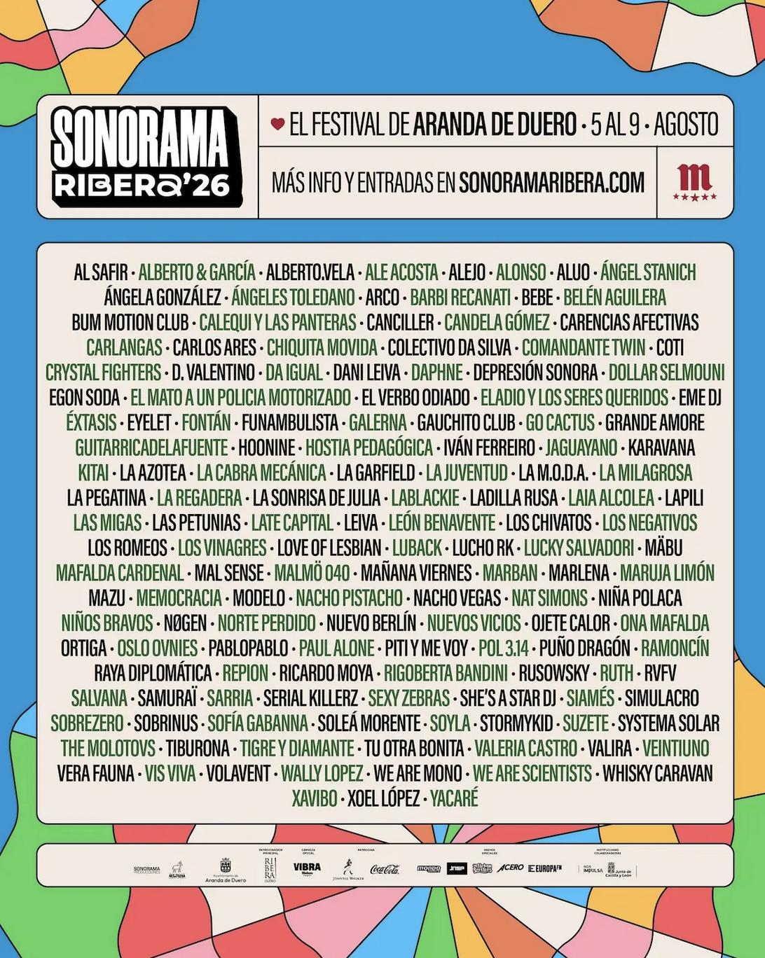 Alonso – Sonorama Ribera 2026