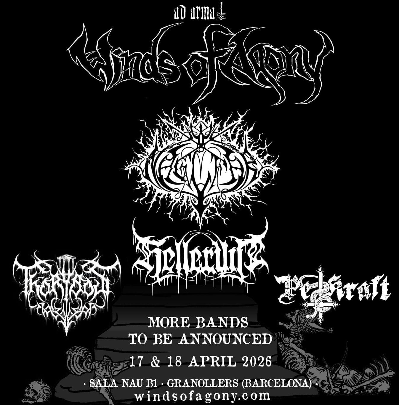 Winds of Agony Festival 2026 | Cartel, entradas, horarios y alojamiento