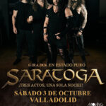 Cartel y entradas de Saratoga en Sala Porta Caeli Valladolid (Valladolid) en Sala Porta Caeli Valladolid (Valladolid) - Qconciertos