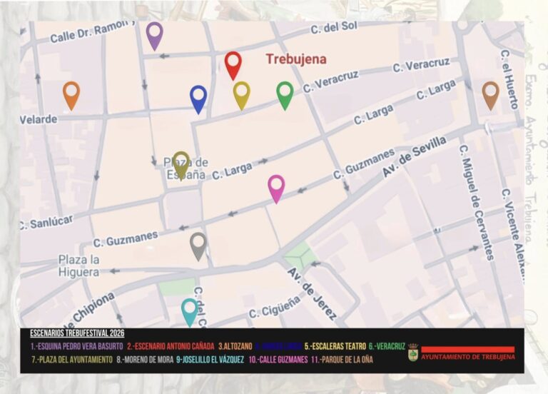 Mapa Escenarios Trebufestival 2026