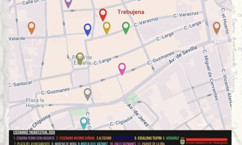 Mapa Escenarios Trebufestival 2026