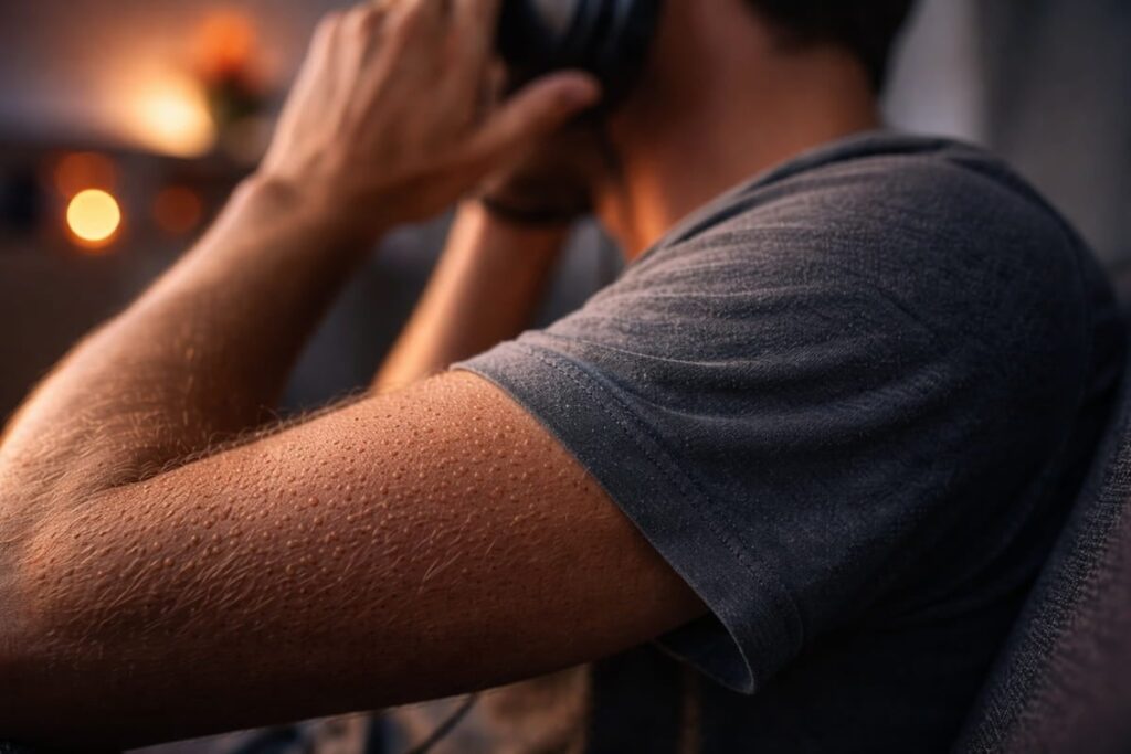 La ciencia detrás de la piel de gallina al escuchar música