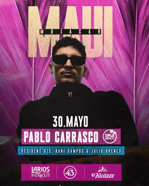 Pablo Carrasco en MAUI Beach Mojacar (Mojácar)
