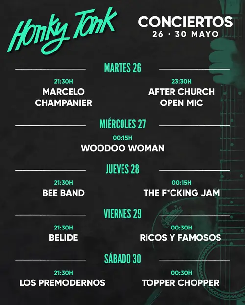 Belide en Sala Honky Tonk (Madrid)