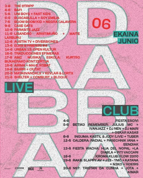 FIESTA WACHA en Sala Dabadaba (Donostia)