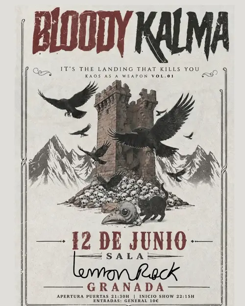Bloody Kalma en Lemon Rock (Granada)
