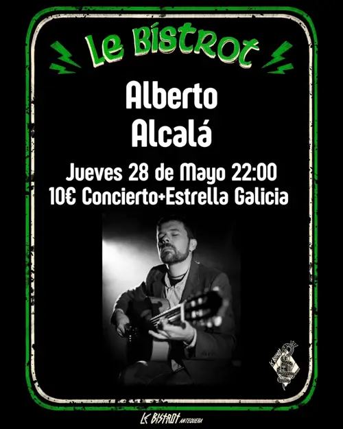 Alberto Alcalá en Le Bistroit (Antequera)