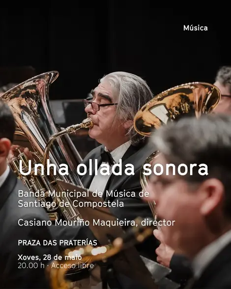 Banda Municipal de Música de Santiago de Compostela en Monte do Gozo (Santiago de Compostela)