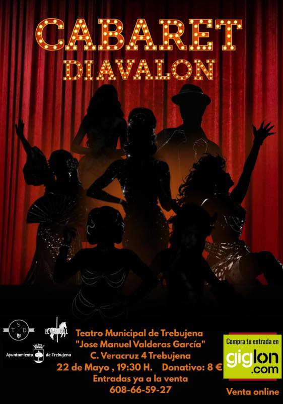 Cabaret Diavalon el próximo 22 de mayo