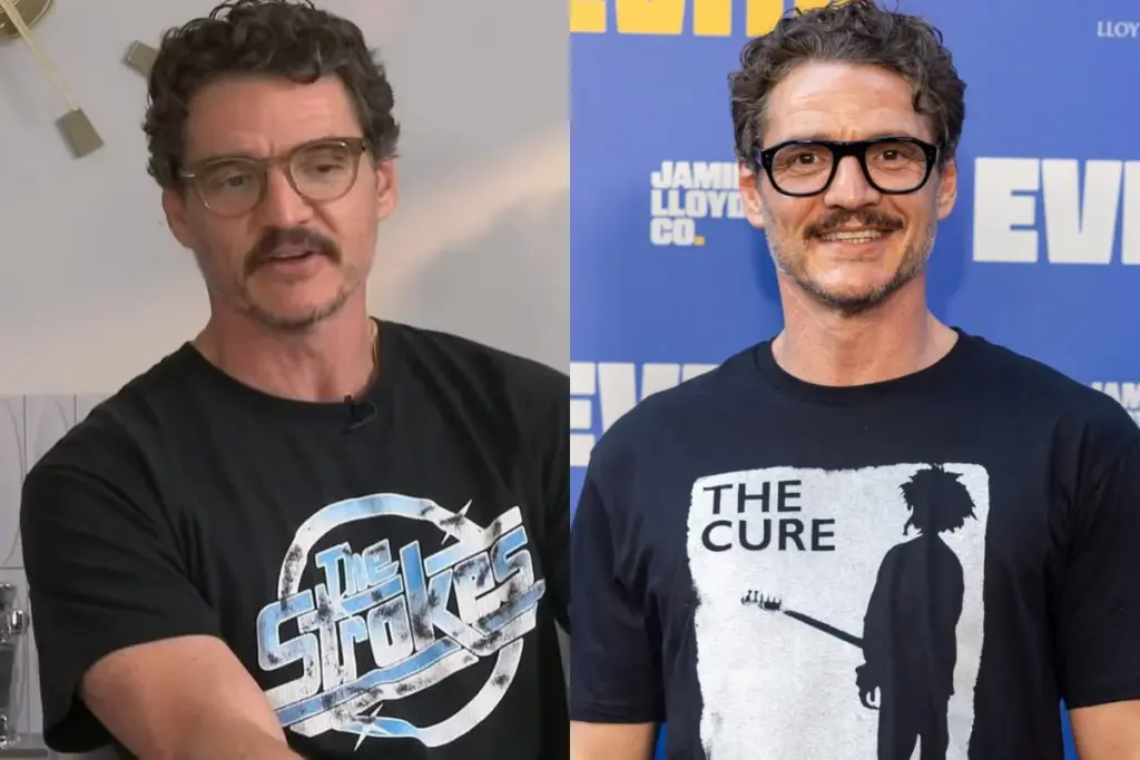 Pedro Pascal y sus camisetas de bandas de rock: historias personales