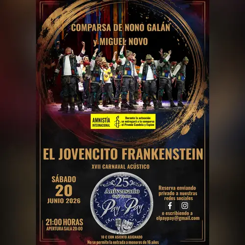 Comparsa El Jovencito Frankenstein en Café Teatro PayPay (Cádiz) (Cádiz)