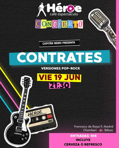 Contrates en Sala Héroe Café Espectáculo (Madrid) (Madrid)