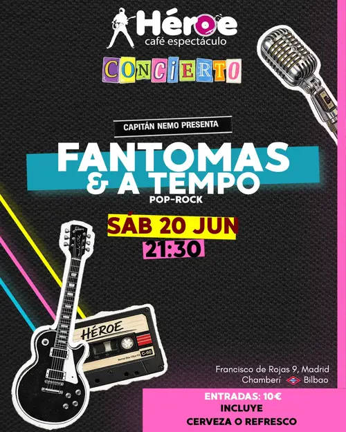 Fantomas en Sala Héroe Café Espectáculo (Madrid) (Madrid)