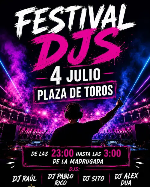 DJ Raúl en Plaza de Toros de Pedro Bernardo (Pedro Bernardo) (Pedro Bernardo)
