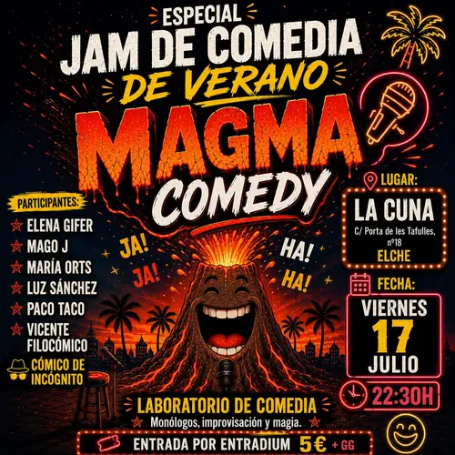 Magma Comedy en La Cuna (Elche) (Elche) (Elche)