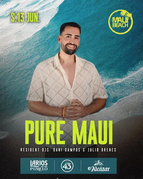 Julio Orenes en MAUI Beach Mojacar (Mojácar)