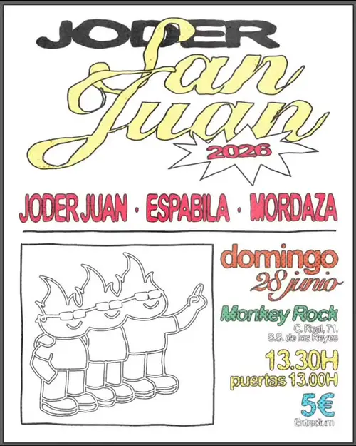 JODER JUAN en Monkey Rock (Alcobendas)