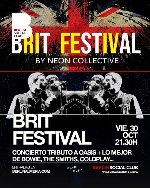 Tributo a Oasis en Berlín Social Club (Almería)