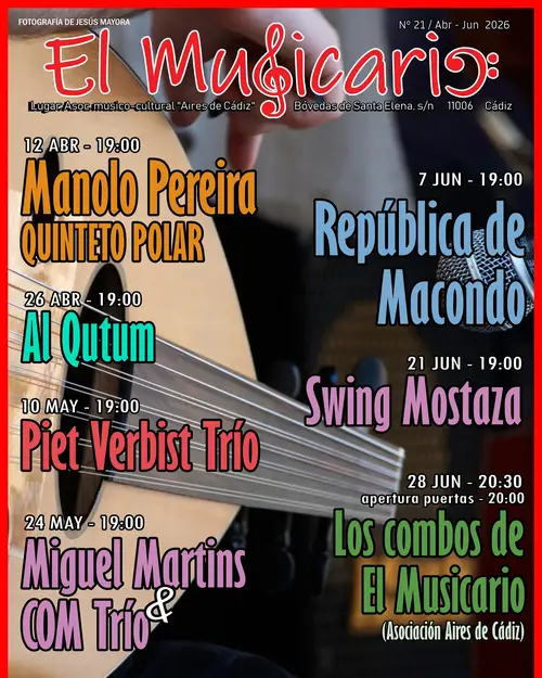Miguel Martins en El Musicario (Cádiz)