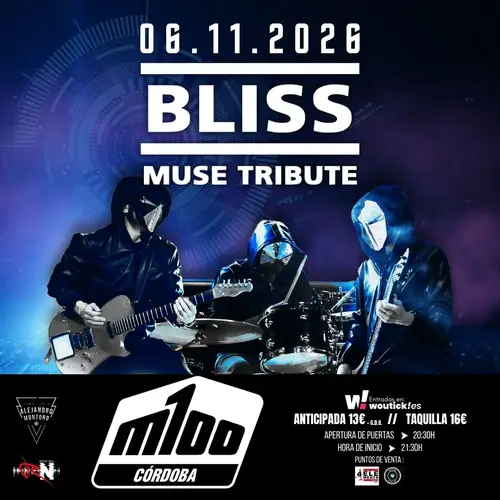 Bliss Muse Tribute en Sala M100 (Córdoba)